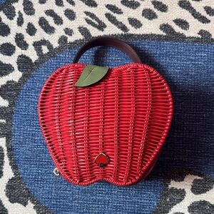 Kate Spade Honeycrisp Apple Basket Crossbody Bag